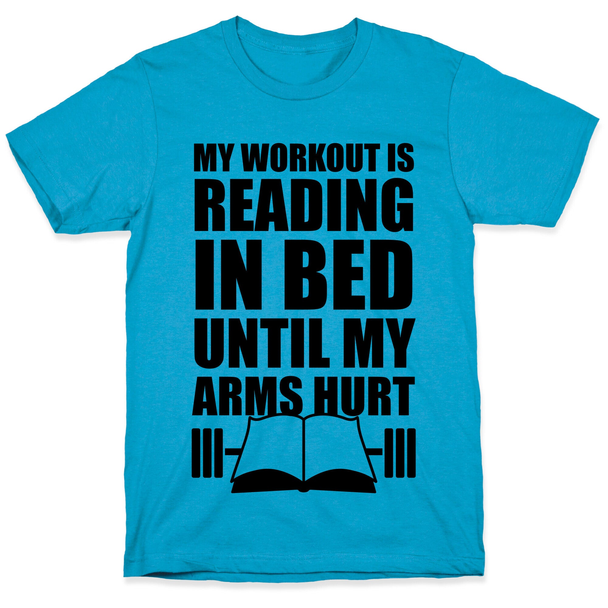My Workout Is Reading In Bed Unisex Triblend Tee